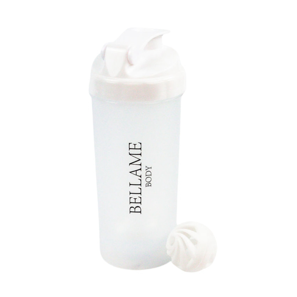 Bellame Body Shaker Bottle White - Picture 1 of 6